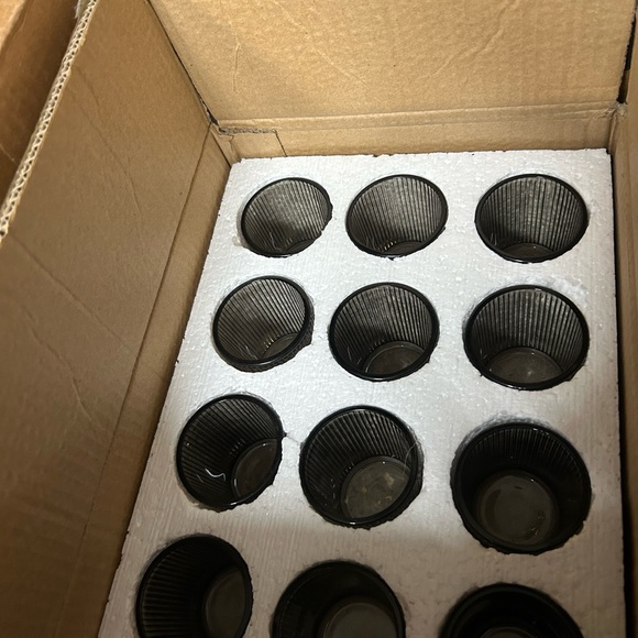 24 pk smoke gray votive candleholders - Picture 3 of 7